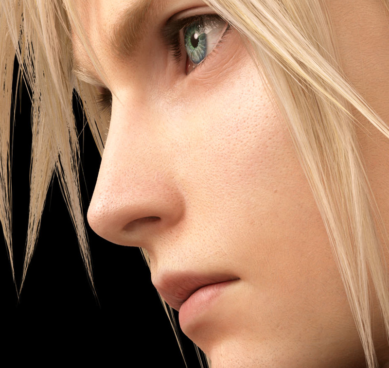 Illustration for article titled Final Fantasy VII Remake Renders Provide A Good Look At Cloud's Pores